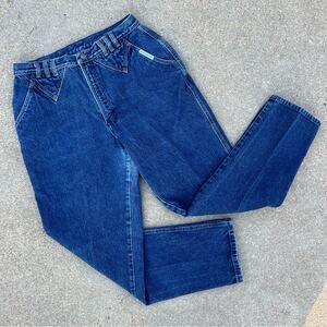 Vintage 80s 90s Rockies high rise taper ankle bareback cowgirl western jeans